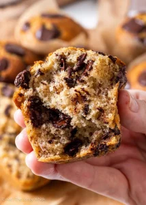 Banana Chocolate Chip Muffins